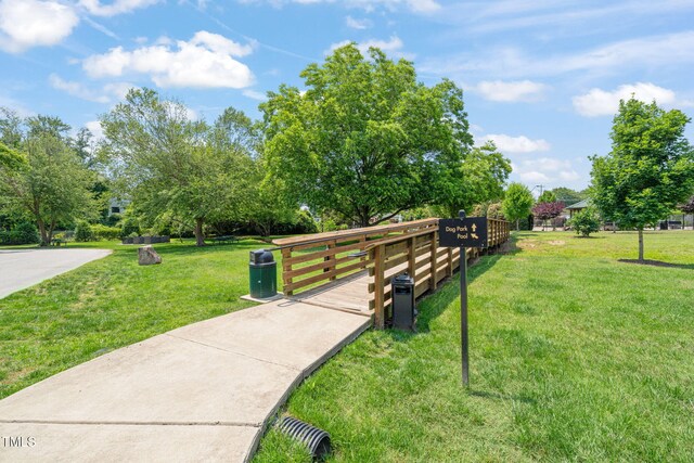 1535 Caraleigh Mills Ct Unit 210, Raleigh, NC 27603 - surrounding community with a yard