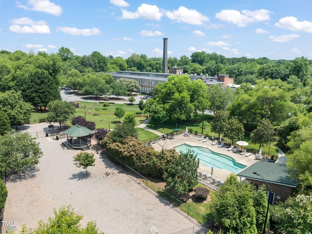 1535 Caraleigh Mills Ct Unit 210, Raleigh, NC 27603 - bird's eye view of a pool