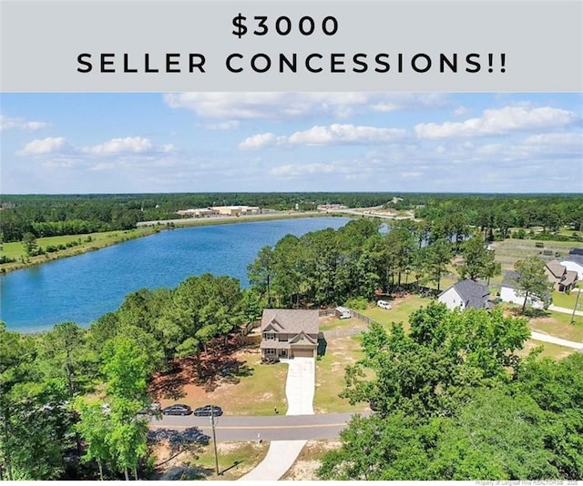 405 Shelton Beard Rd, Stedman, NC 28391 - aerial view of a large body of water