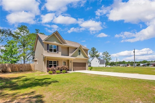 405 Shelton Beard Rd, Stedman, NC 28391 - craftsman house with an attached garage and concrete driveway