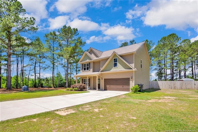 405 Shelton Beard Rd, Stedman, NC 28391 - craftsman-style house featuring a garage and concrete driveway