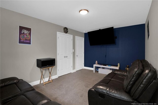 405 Shelton Beard Rd, Stedman, NC 28391 - living room with carpet flooring and baseboards