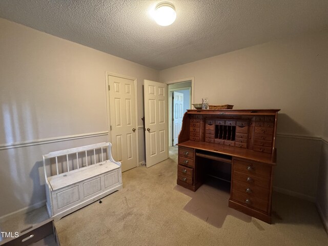 8405 Falcon Crest Cir, Angier, NC 27501 - office space featuring light carpet and a textured ceiling