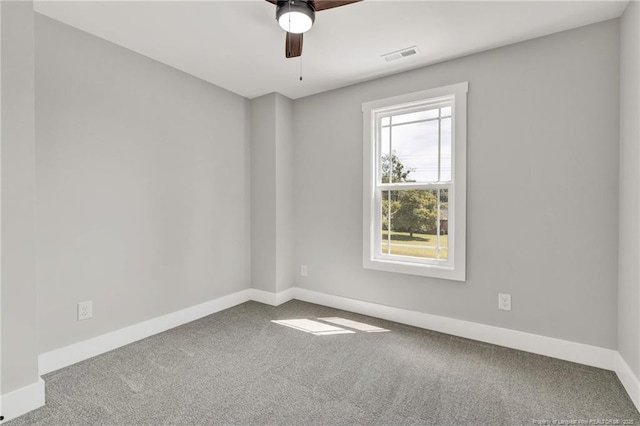 4037 Fulford Mcmillan Rd, Raeford, NC 28376 - empty room with carpet floors, ceiling fan, and baseboards