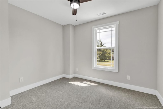 4037 Fulford Mcmillan Rd, Raeford, NC 28376 - empty room featuring carpet, ceiling fan, and baseboards