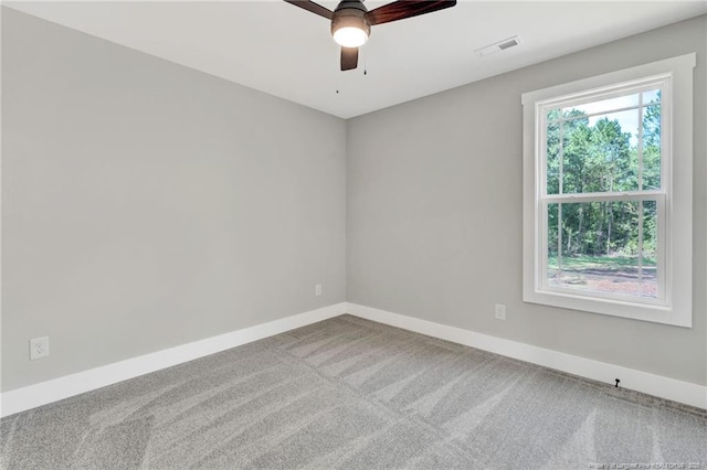 4037 Fulford Mcmillan Rd, Raeford, NC 28376 - carpeted empty room with ceiling fan and baseboards