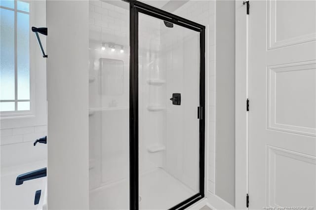 4037 Fulford Mcmillan Rd, Raeford, NC 28376 - bathroom with a shower stall