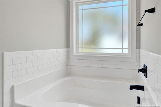 4037 Fulford Mcmillan Rd, Raeford, NC 28376 - bathroom with a bath and plenty of natural light