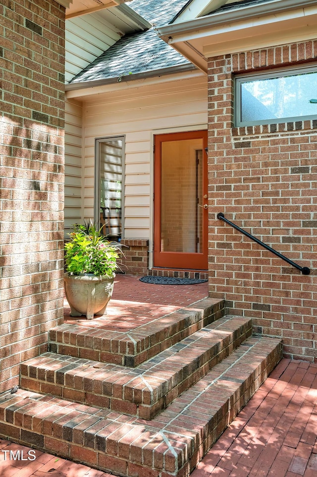 81106 Alexander, Chapel Hill, NC 27517 - property entrance featuring brick siding
