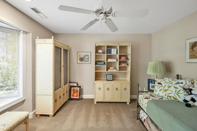 81106 Alexander, Chapel Hill, NC 27517 - sitting room featuring light colored carpet and a ceiling fan
