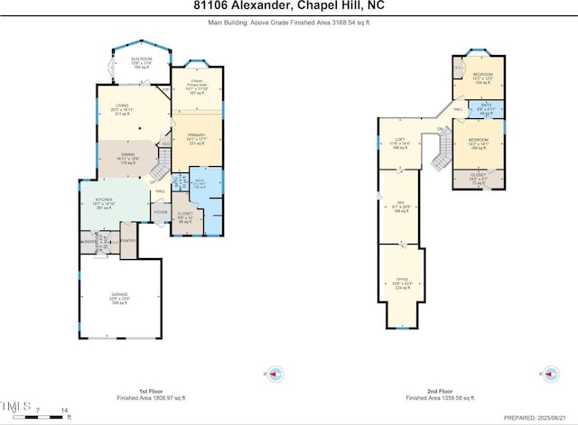 81106 Alexander, Chapel Hill, NC 27517 - view of home floor plan