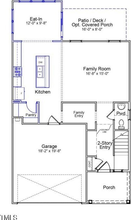 259 Meadowbark Bnd Unit 32, Garner, NC 27529 - property floor plan