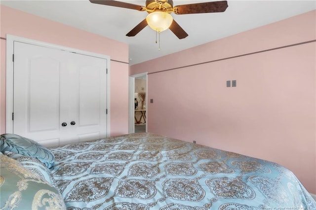 374 Boswell St, Raeford, NC 28376 - bedroom with ceiling fan