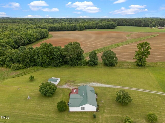 1993 Lucy Garrett Rd, Roxboro, NC 27574 - overview of rural landscape featuring a heavily wooded area