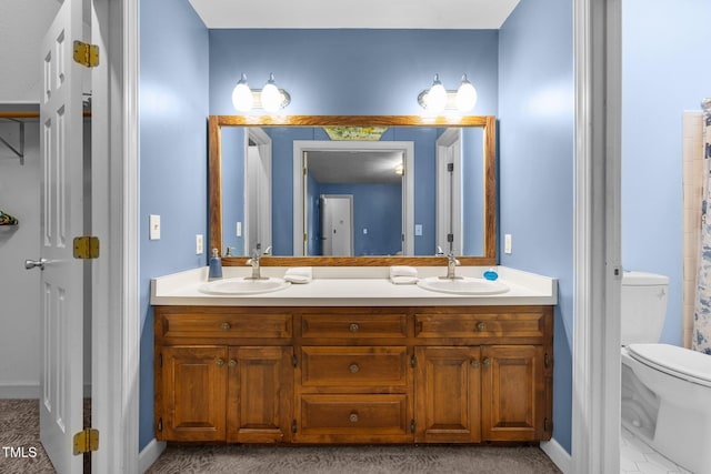 1 Gatesway Ct, Durham, NC 27707 - full bath featuring double vanity and toilet