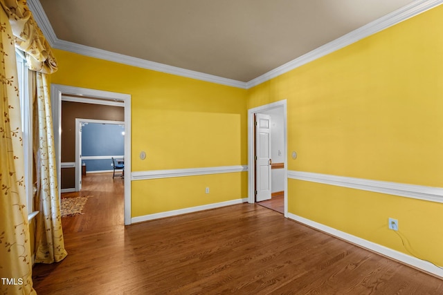 1 Gatesway Ct, Durham, NC 27707 - unfurnished room with crown molding and wood finished floors