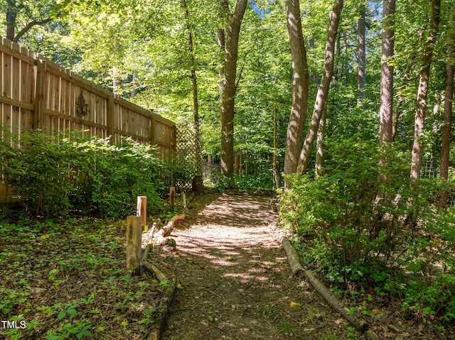 1 Gatesway Ct, Durham, NC 27707 - view of yard featuring a view of trees