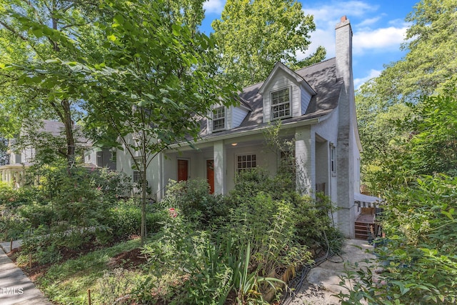 821 Onslow St, Durham, NC 27705 - view of front of house with a chimney
