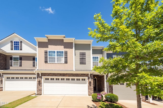 512 Barneswyck Dr, Fuquay Varina, NC 27526 - multi unit property featuring stone siding and concrete driveway