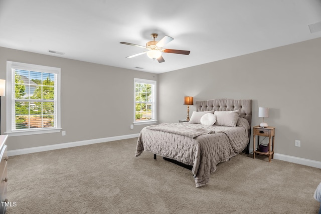 512 Barneswyck Dr, Fuquay Varina, NC 27526 - bedroom featuring baseboards, ceiling fan, and carpet floors