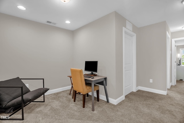 512 Barneswyck Dr, Fuquay Varina, NC 27526 - carpeted office featuring baseboards and recessed lighting