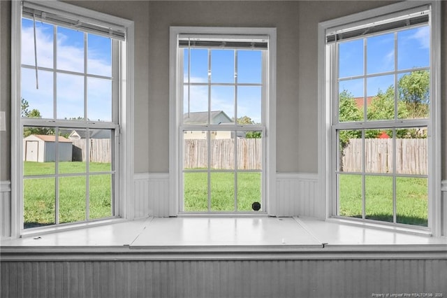 254 Blackhawk Ln, Raeford, NC 28376 - entryway featuring a wainscoted wall