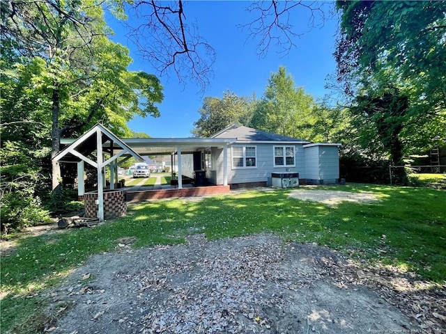 1007 Jenkins St, Lumberton, NC 28358 - view of front of property with central AC unit