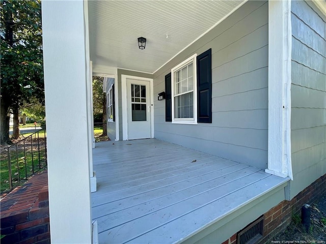 1007 Jenkins St, Lumberton, NC 28358 - view of wooden porch