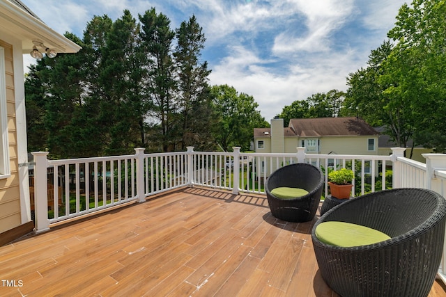 8913 Walking Stick Trl, Raleigh, NC 27615 - view of deck