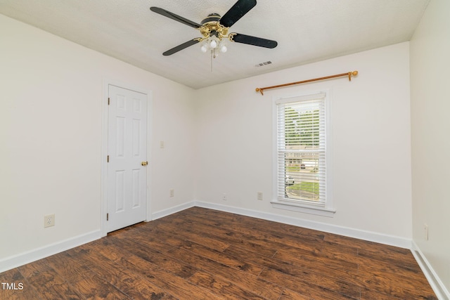 8913 Walking Stick Trl, Raleigh, NC 27615 - unfurnished room featuring wood finished floors, ceiling fan, and baseboards