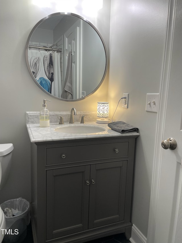 305 Briarcliff Dr, Dunn, NC 28334 - full bath with toilet and vanity