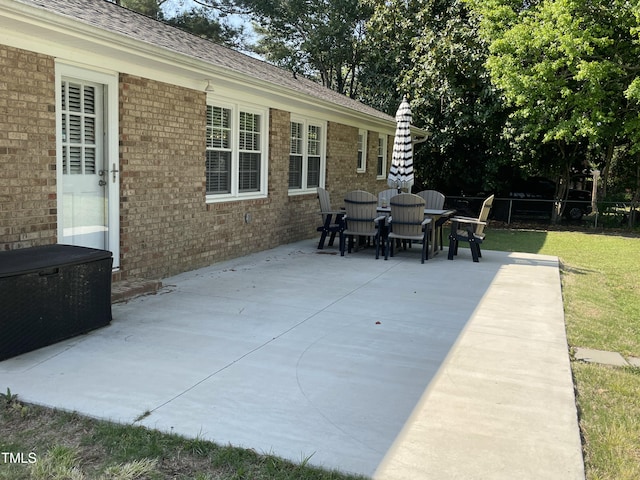 305 Briarcliff Dr, Dunn, NC 28334 - view of patio featuring outdoor dining space