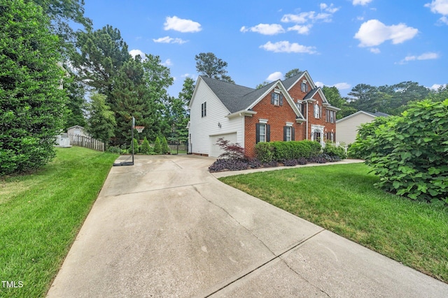 112 Sterling Ridge Way, Cary, NC 27519 - traditional-style home featuring brick siding, driveway, and a garage