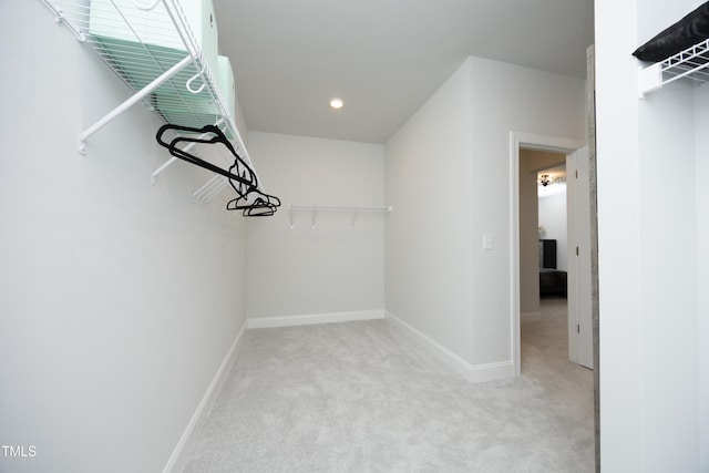 609 Ramsours Mill Dr, Holly Springs, NC 27540 - spacious closet with light carpet
