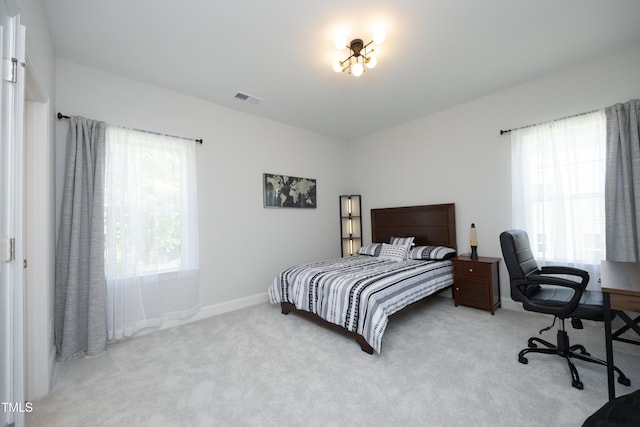 609 Ramsours Mill Dr, Holly Springs, NC 27540 - carpeted bedroom featuring baseboards and an office area