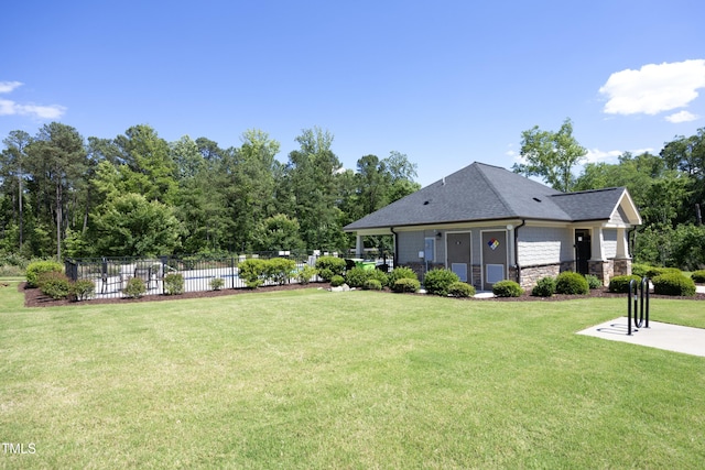 609 Ramsours Mill Dr, Holly Springs, NC 27540 - view of yard