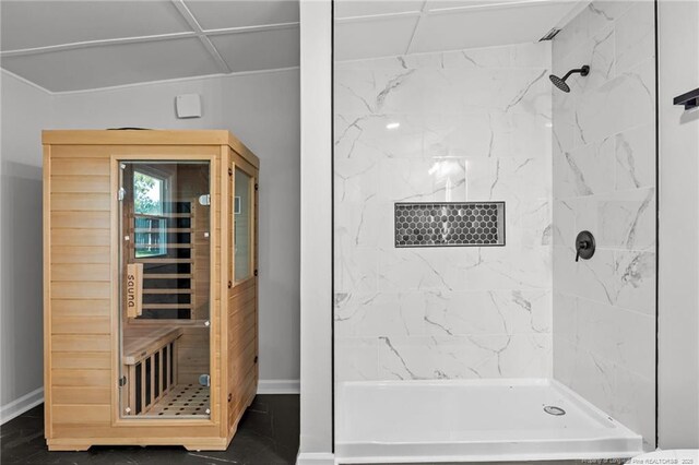3902 Hartwell Rd, Fayetteville, NC 28304 - relaxing sauna / steam room featuring baseboards