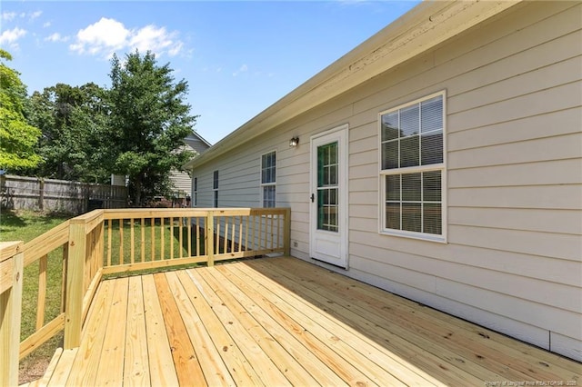 926 Foxhunt Ln, Fayetteville, NC 28314 - view of wooden terrace