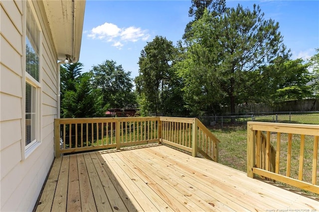 926 Foxhunt Ln, Fayetteville, NC 28314 - view of wooden terrace