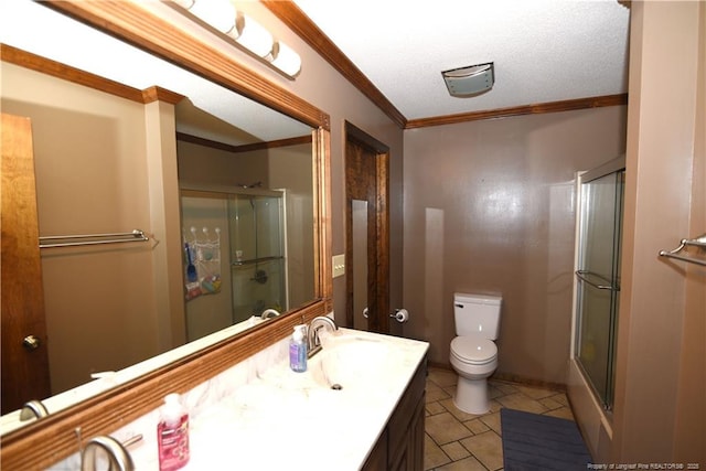 4207 Aldwych St, Lumberton, NC 28358 - full bath featuring crown molding, toilet, and vanity