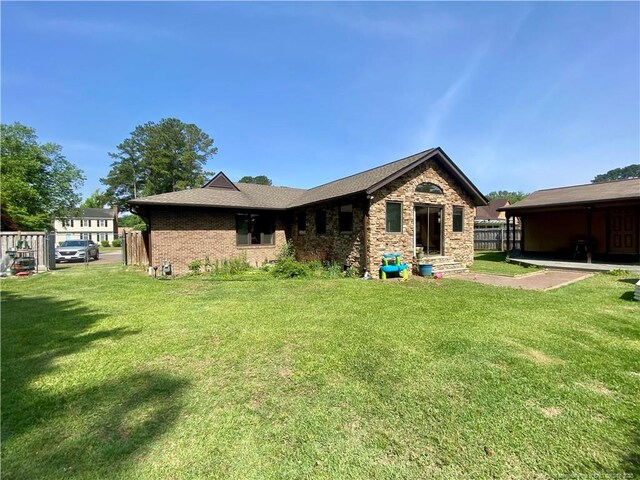 4207 Aldwych St, Lumberton, NC 28358 - view of back of property