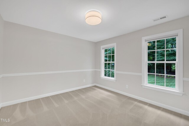 522 N Scotswood Blvd, Hillsborough, NC 27278 - spare room featuring baseboards, plenty of natural light, and light carpet