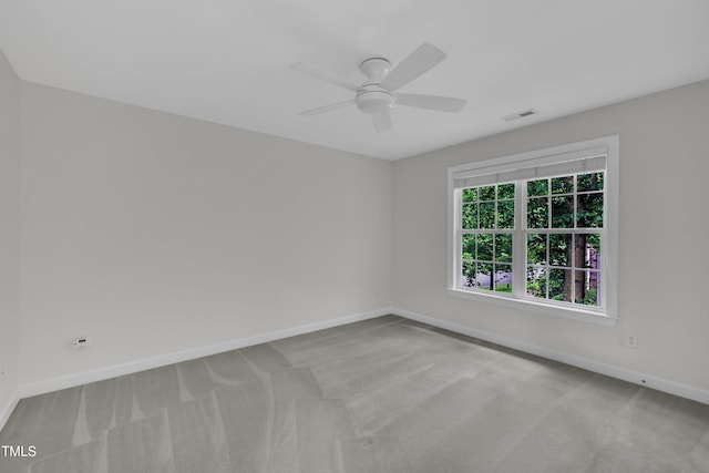522 N Scotswood Blvd, Hillsborough, NC 27278 - carpeted empty room with baseboards and ceiling fan