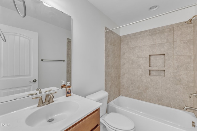 151 Bridge St, Hillsborough, NC 27278 - full bathroom featuring vanity, toilet, and shower / bath combination