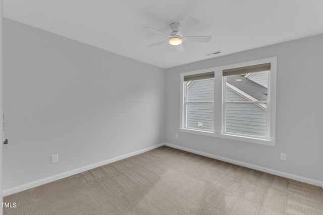 151 Bridge St, Hillsborough, NC 27278 - carpeted empty room featuring ceiling fan and baseboards