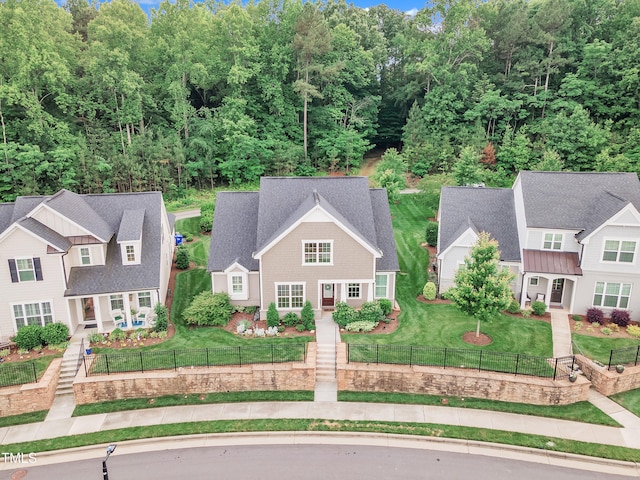 151 Bridge St, Hillsborough, NC 27278 - drone / aerial view