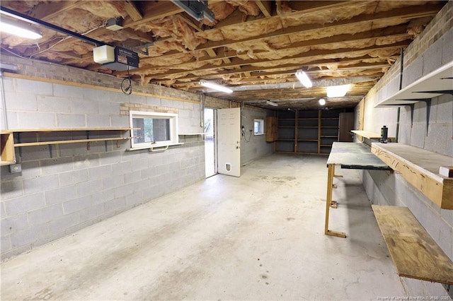 750 Mimosa Dr, Vass, NC 28394 - unfinished below grade area with concrete block wall