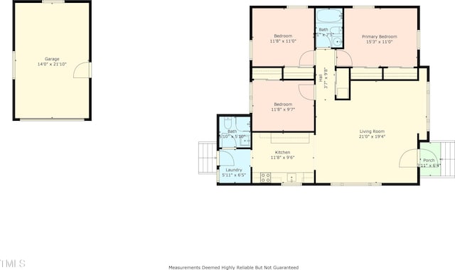 605 E Montgomery St, Henderson, NC 27536 - view of floor plan / room layout