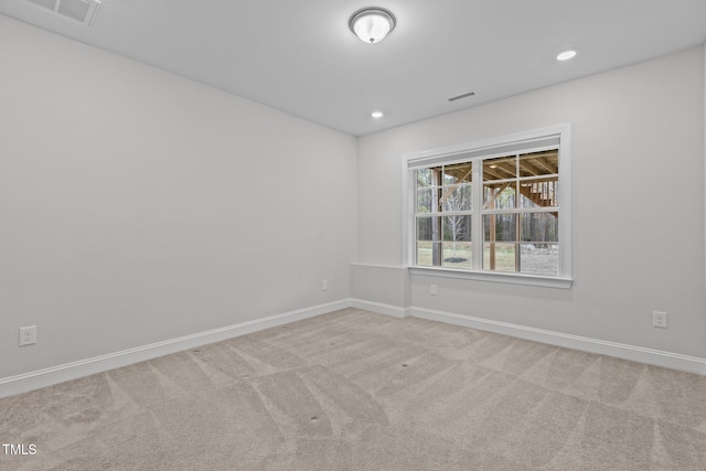 3020 Mavisbank Cir, Apex, NC 27502 - empty room with carpet floors, baseboards, and recessed lighting
