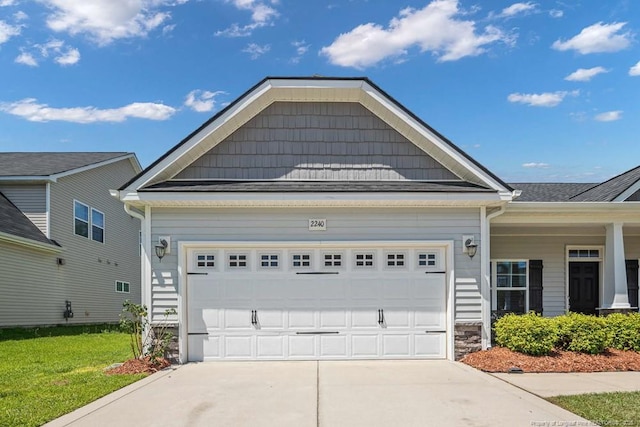 2240 Andalusian Dr, Hope Mills, NC 28348 - view of front of property featuring concrete driveway and an attached garage
